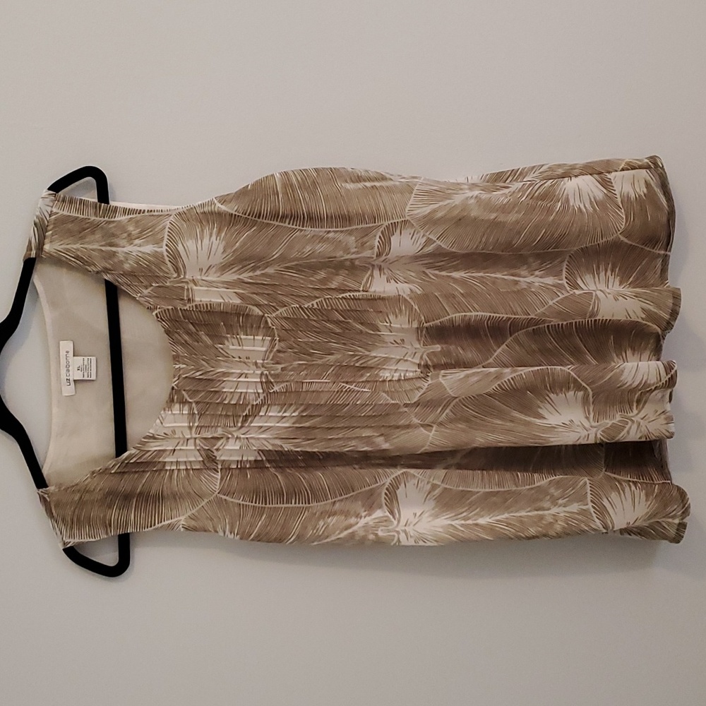 Womens Liz Claiborne lined tank/shell size XL